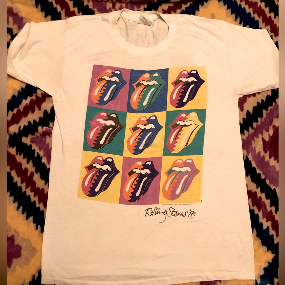 Rolling Stones 1989 tour tee shirt